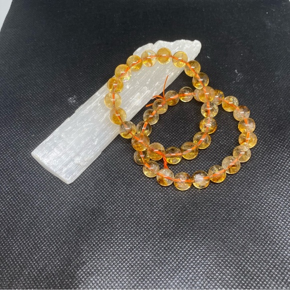 AAA + Grade Citrine Brackets! Price For 1 - Picture 2 of 4